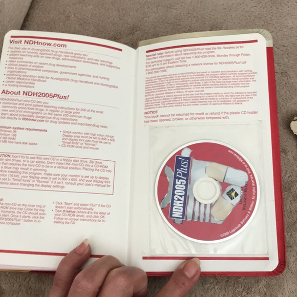 LWW 25th Anniversary edition Nursing 2005 drug handbook with CD-ROM 💕 - Picture 7 of 7